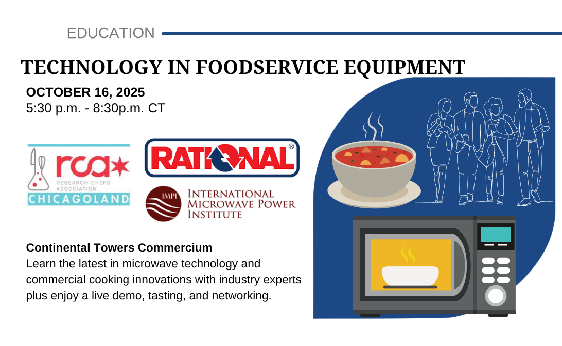 RCA Chicagoland Presents: Technology in Foodservice Equipment